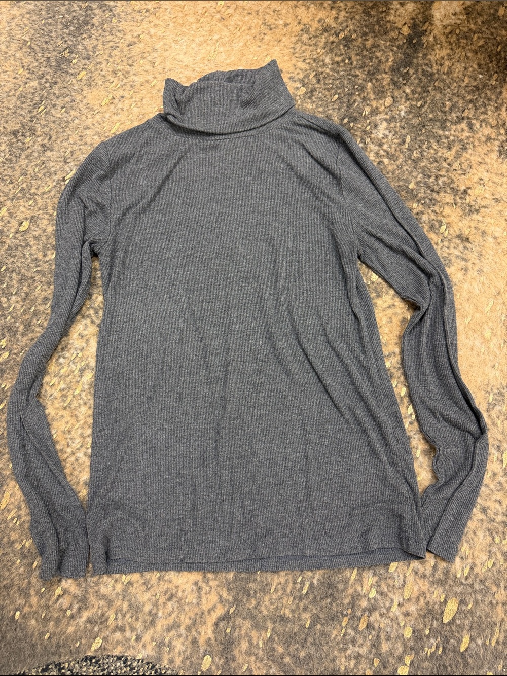 Women’s Charcoal Gray lightweight Turtleneck | small |LOFT